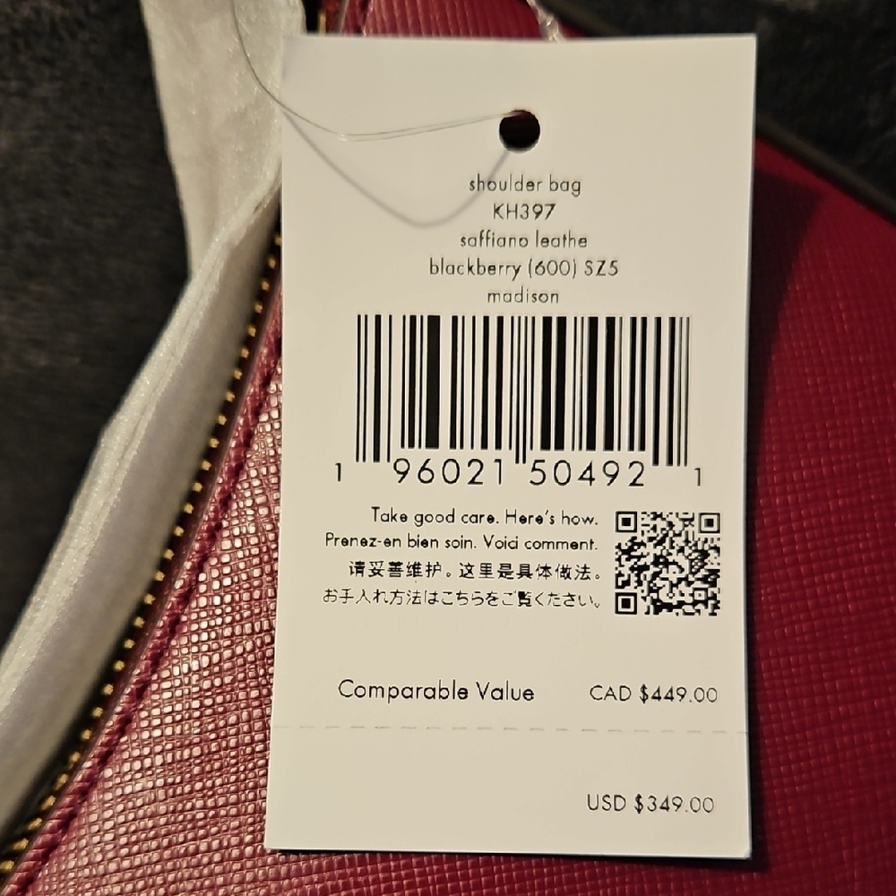 Kate Spade Blackberry Pink Madison - NWT - Picture 5 of 6